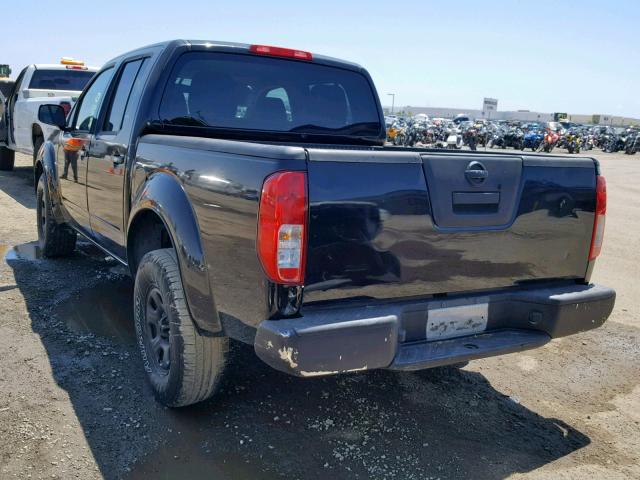 1N6AD0ER4CC483881 - 2012 NISSAN FRONTIER S BLACK photo 3