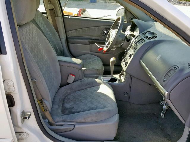 1G1ZT62825F196573 - 2005 CHEVROLET MALIBU MAX WHITE photo 5