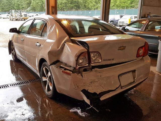 1G1ZC5E09CF351892 - 2012 CHEVROLET MALIBU 1LT 白色 照片 3