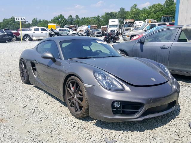 WP0AB2A84EK192761 - 2014 PORSCHE CAYMAN S CHARCOAL photo 1