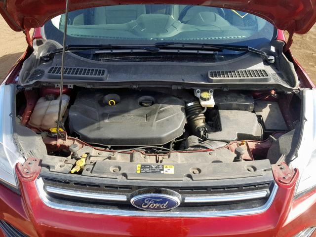 1FMCU9J99GUC62925 - 2016 FORD ESCAPE TIT RED photo 7