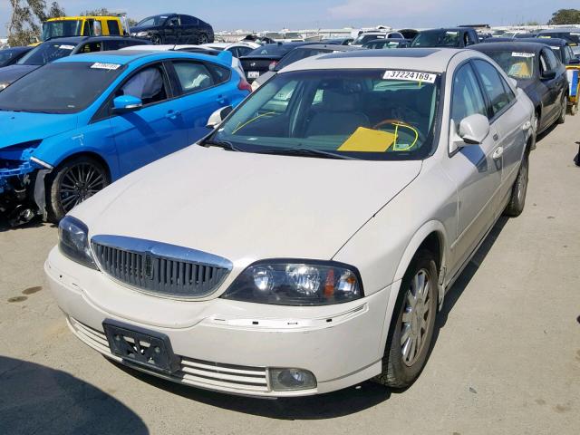 1LNHM86S74Y617008 - 2004 LINCOLN LS WHITE photo 2