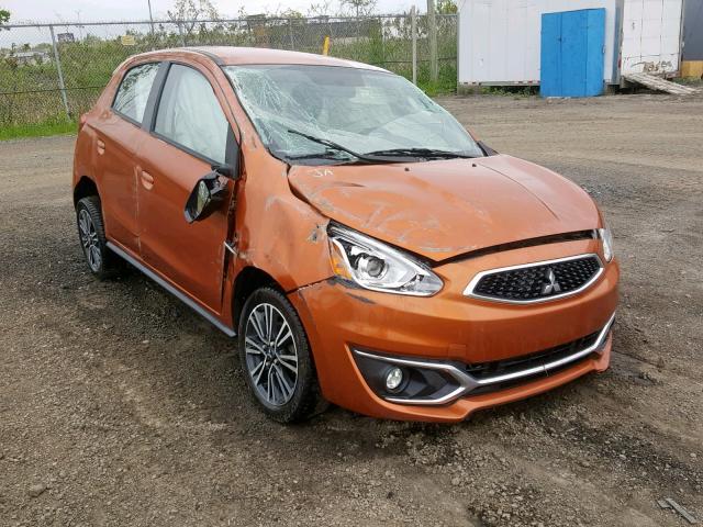 ML32A5HJ1JH005262 - 2018 MITSUBISHI MIRAGE GT ORANGE photo 1