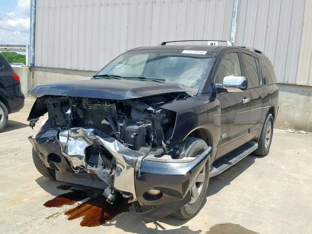 5N1AA08B25N708425 - 2005 NISSAN ARMADA SE BLACK photo 2