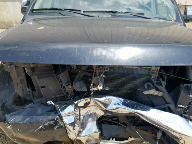 5N1AA08B25N708425 - 2005 NISSAN ARMADA SE BLACK photo 7