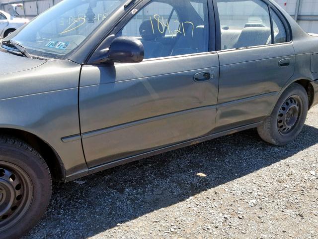 2T1BB02E5TC145055 - 1996 TOYOTA COROLLA DX CHARCOAL photo 9