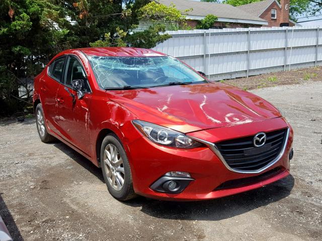 JM1BM1V74F1270571 - 2015 MAZDA 3 TOURING RED photo 1