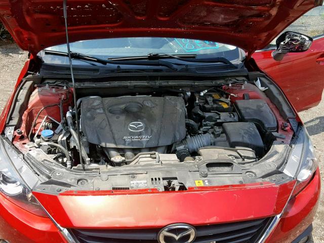 JM1BM1V74F1270571 - 2015 MAZDA 3 TOURING RED photo 7