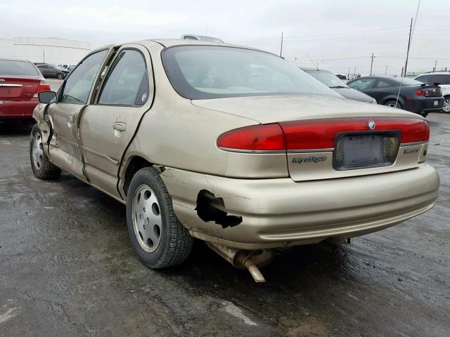 1MEFM6539YK610613 - 2000 MERCURY MYSTIQUE G GOLD photo 3