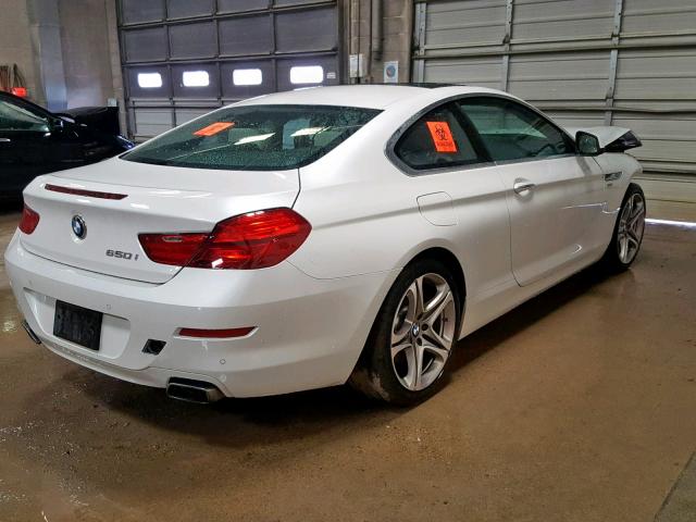 WBALX5C55CC894395 - 2012 BMW 650 XI WHITE photo 4