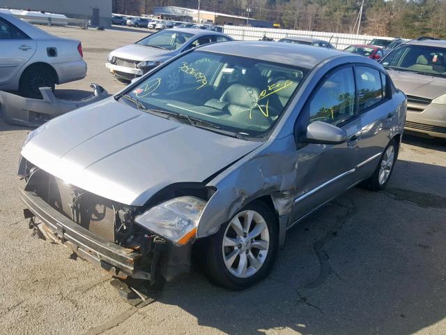 3N1AB6APXAL677464 - 2010 NISSAN SENTRA 2.0 GRAY photo 2