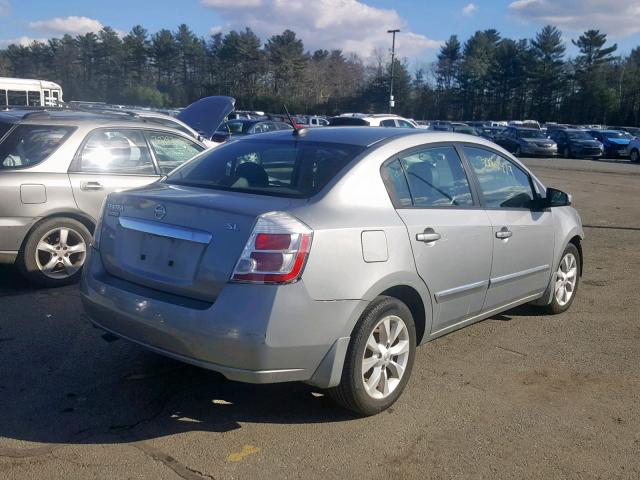 3N1AB6APXAL677464 - 2010 NISSAN SENTRA 2.0 GRAY photo 4