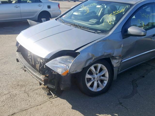 3N1AB6APXAL677464 - 2010 NISSAN SENTRA 2.0 GRAY photo 9