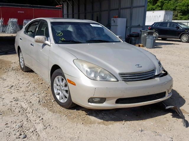 JTHBF30G220046145 - 2002 LEXUS ES 300 GRAY photo 1