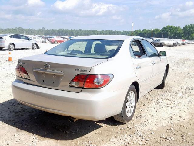 JTHBF30G220046145 - 2002 LEXUS ES 300 GRAY photo 4