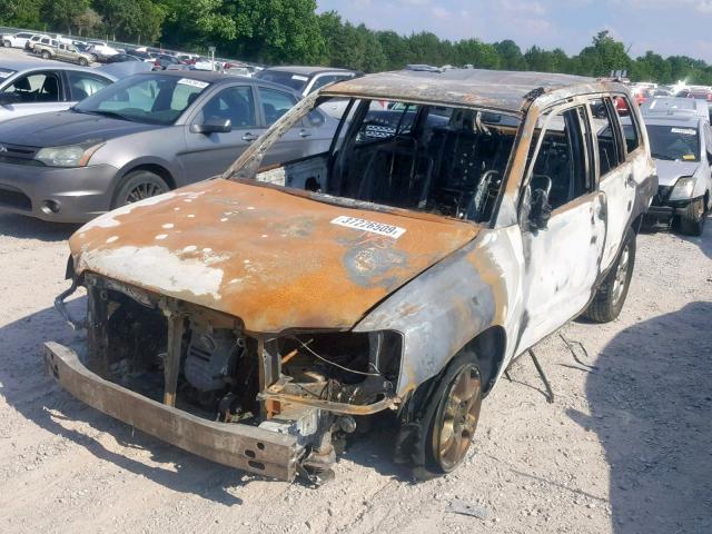 JTEGD21A520033502 - 2002 TOYOTA HIGHLANDER BURN photo 2