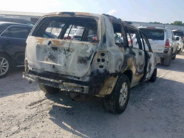 JTEGD21A520033502 - 2002 TOYOTA HIGHLANDER BURN photo 4