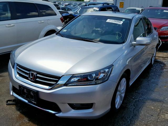 1HGCR2F84EA263526 - 2014 HONDA ACCORD EXL SILVER photo 2