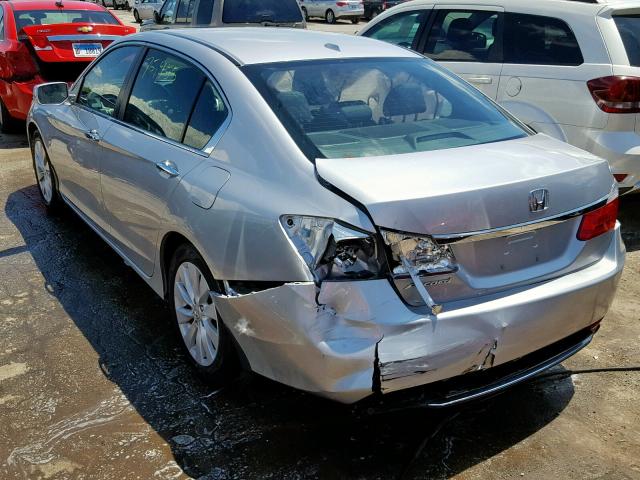 1HGCR2F84EA263526 - 2014 HONDA ACCORD EXL SILVER photo 3