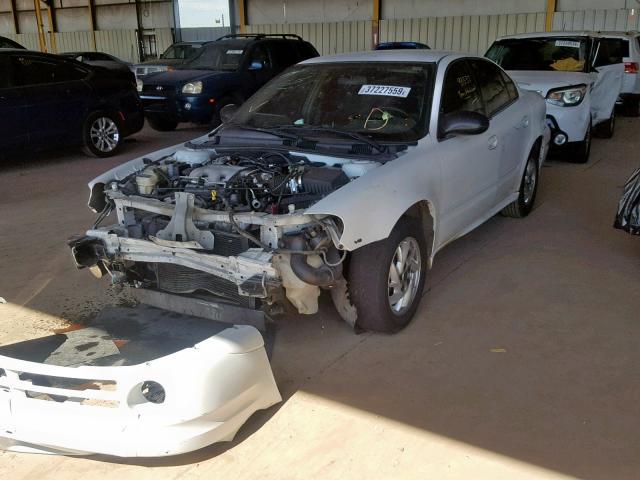 1G2NF52E94M554053 - 2004 PONTIAC GRAND AM S WHITE photo 2