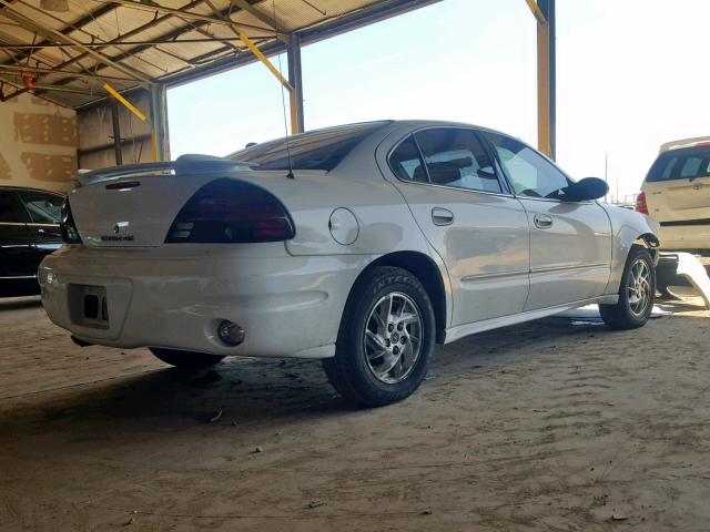1G2NF52E94M554053 - 2004 PONTIAC GRAND AM S WHITE photo 4