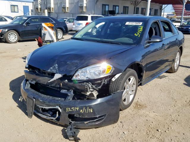 2G1WB5E39G1178596 - 2016 CHEVROLET IMPALA LIM GRAY photo 2