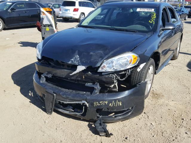 2G1WB5E39G1178596 - 2016 CHEVROLET IMPALA LIM GRAY photo 9