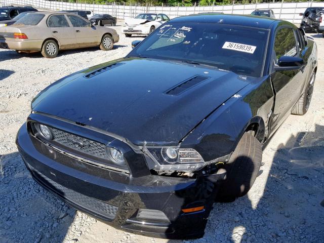 1ZVBP8CF2E5279848 - 2014 FORD MUSTANG GT BLACK photo 2