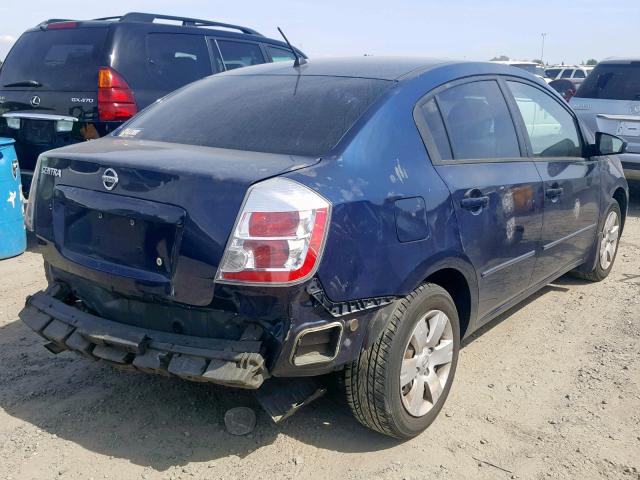 3N1AB61E59L623581 - 2009 NISSAN SENTRA 2.0 BLUE photo 4