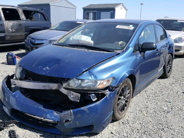 2HGFA1F31BH543999 - 2011 HONDA CIVIC VP BLUE photo 2