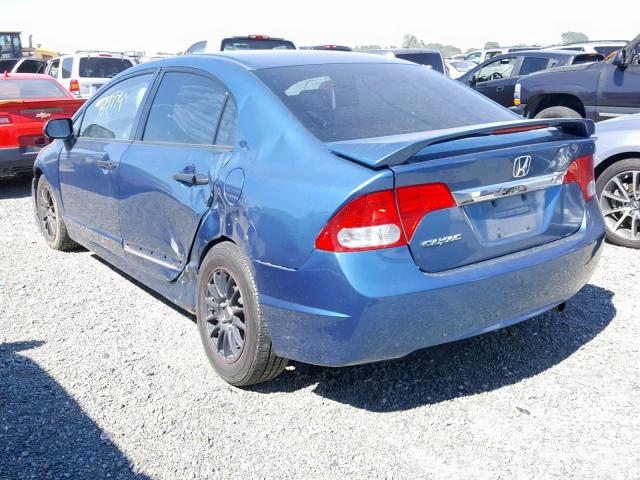 2HGFA1F31BH543999 - 2011 HONDA CIVIC VP BLUE photo 3