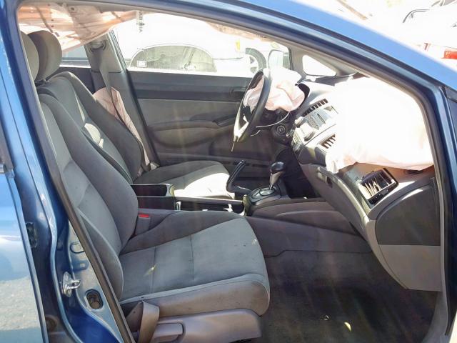 2HGFA1F31BH543999 - 2011 HONDA CIVIC VP BLUE photo 5