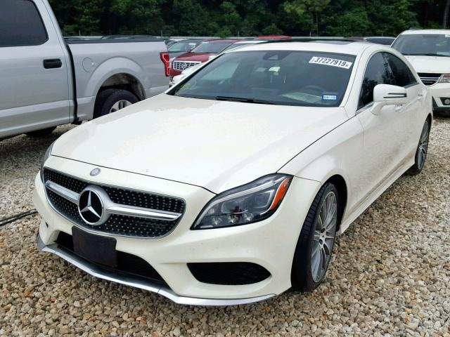 WDDLJ7DB5FA153593 - 2015 MERCEDES-BENZ CLS 550 WHITE photo 2