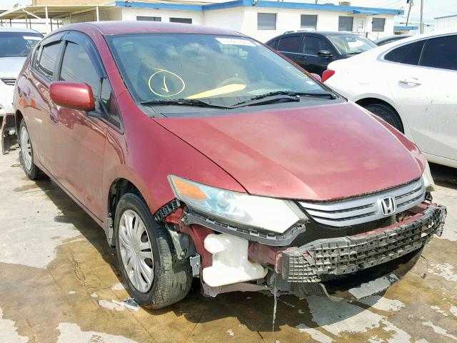 JHMZE2H55AS015067 - 2010 HONDA INSIGHT LX MAROON photo 1