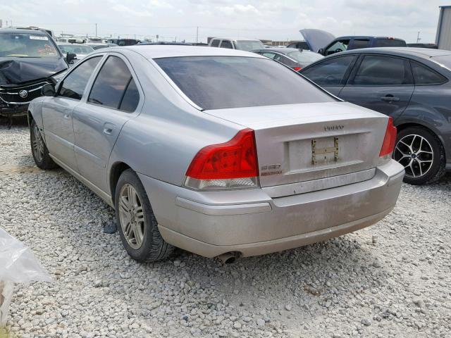 YV1RS612X52470417 - 2005 VOLVO S60 SILVER photo 3