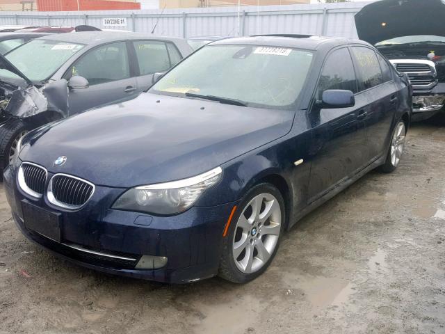 WBANV93588CZ61651 - 2008 BMW 535 XI BLUE photo 2