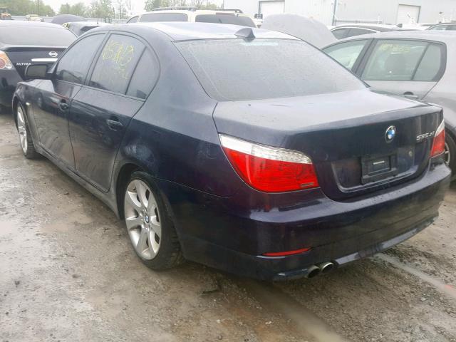 WBANV93588CZ61651 - 2008 BMW 535 XI BLUE photo 3