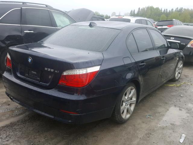 WBANV93588CZ61651 - 2008 BMW 535 XI BLUE photo 4