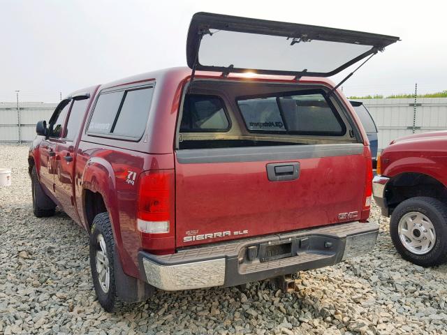 2GTEK13M571672526 - 2007 GMC NEW SIERRA RED photo 3