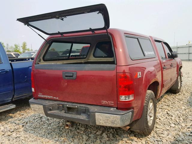 2GTEK13M571672526 - 2007 GMC NEW SIERRA RED photo 4