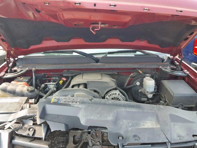 2GTEK13M571672526 - 2007 GMC NEW SIERRA RED photo 7