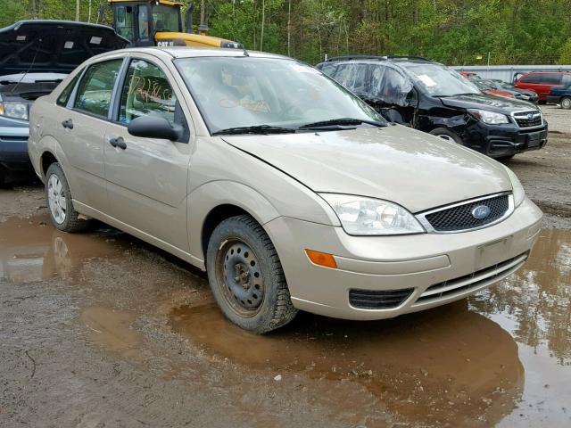 1FAHP34N27W260936 - 2007 FORD FOCUS ZX4 TAN photo 1