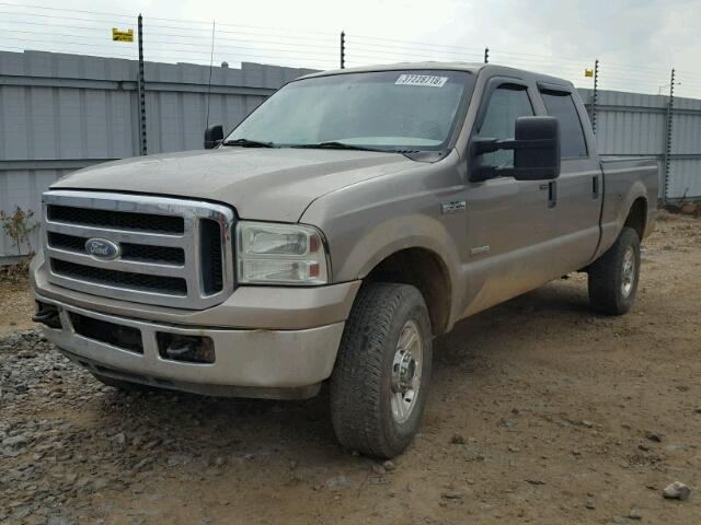 1FTWW31P55ED02903 - 2005 FORD F350 SRW S GRAY photo 2