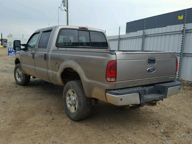 1FTWW31P55ED02903 - 2005 FORD F350 SRW S GRAY photo 3