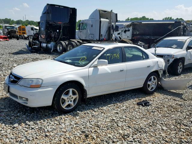 19UUA56683A028703 - 2003 ACURA 3.2TL WHITE photo 2