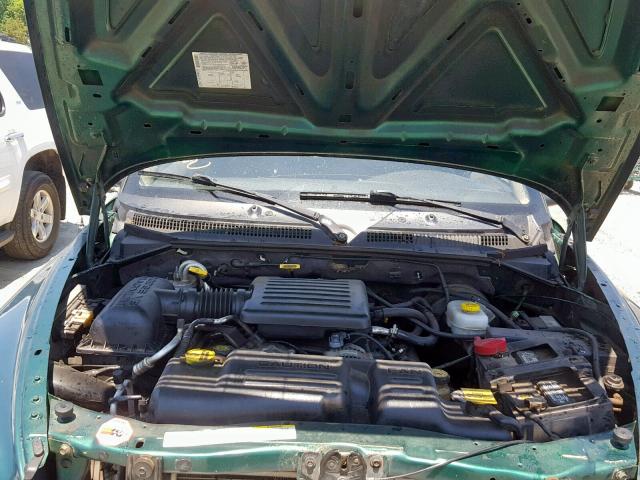 1D7HG48N33S334317 - 2003 DODGE DAKOTA QUA GREEN photo 7