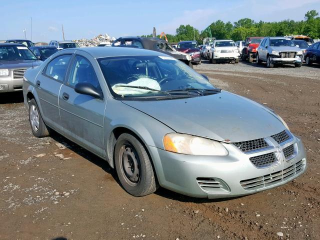 1B3EL36X44N165546 - 2004 DODGE STRATUS SE GREEN photo 1