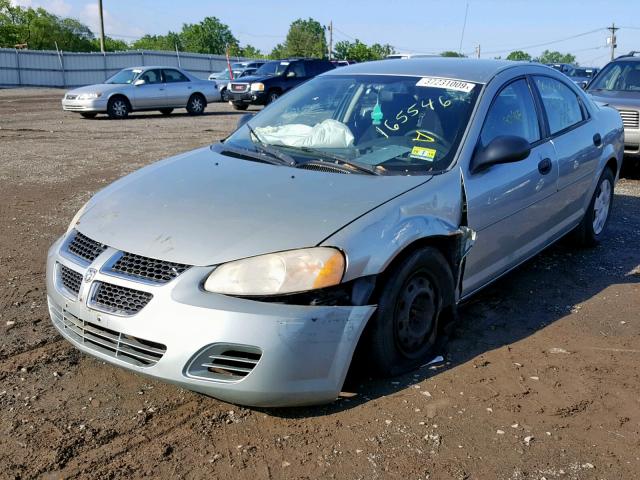 1B3EL36X44N165546 - 2004 DODGE STRATUS SE GREEN photo 2