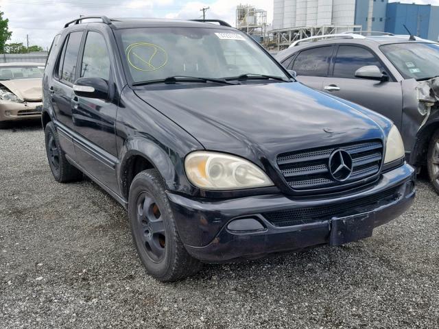 4JGAB57E43A412574 - 2003 MERCEDES-BENZ ML 350 BLACK photo 1