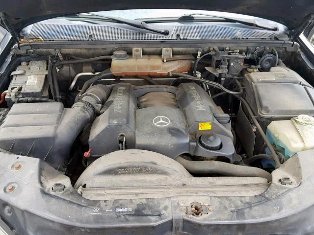 4JGAB57E43A412574 - 2003 MERCEDES-BENZ ML 350 BLACK photo 7